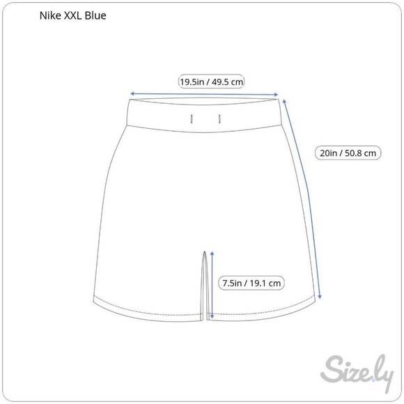 Nike Mens Size XXL Blue Swoosh Pockets Lightweight Swimwear Swim Shorts Trunks - Picture 3 of 9